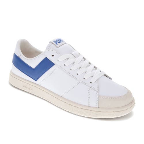 Pony M-pro Low Sneakers In White/blue/off White