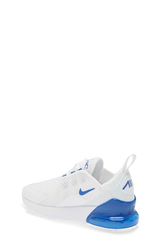Shop Nike Kids' Air Max 270 Sneaker In White/ Game Royal/ Grey/ White