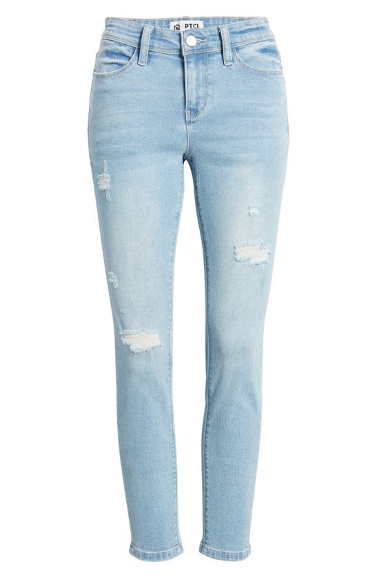 Shop Ptcl Low Rise Skinny Jeans In Light Wash