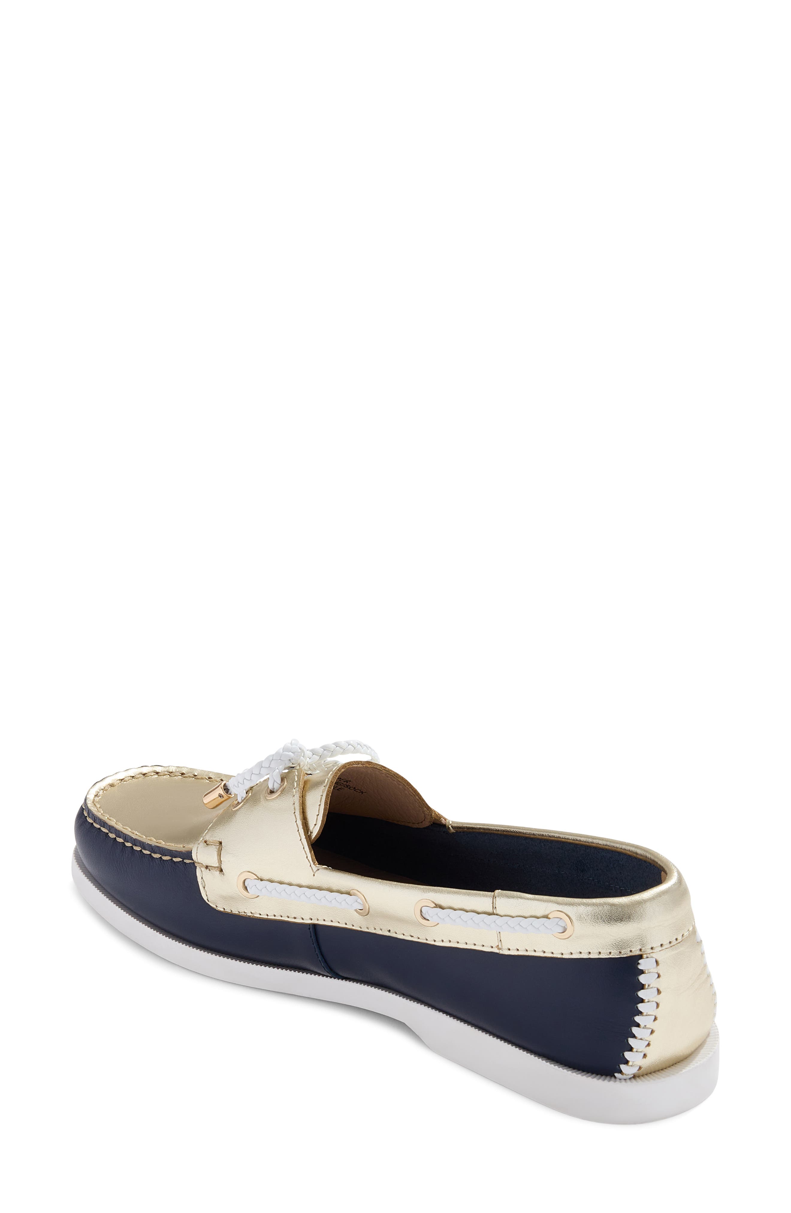 Jack Rogers Ocean Boat Shoe in Platinum Midnight Smart Closet