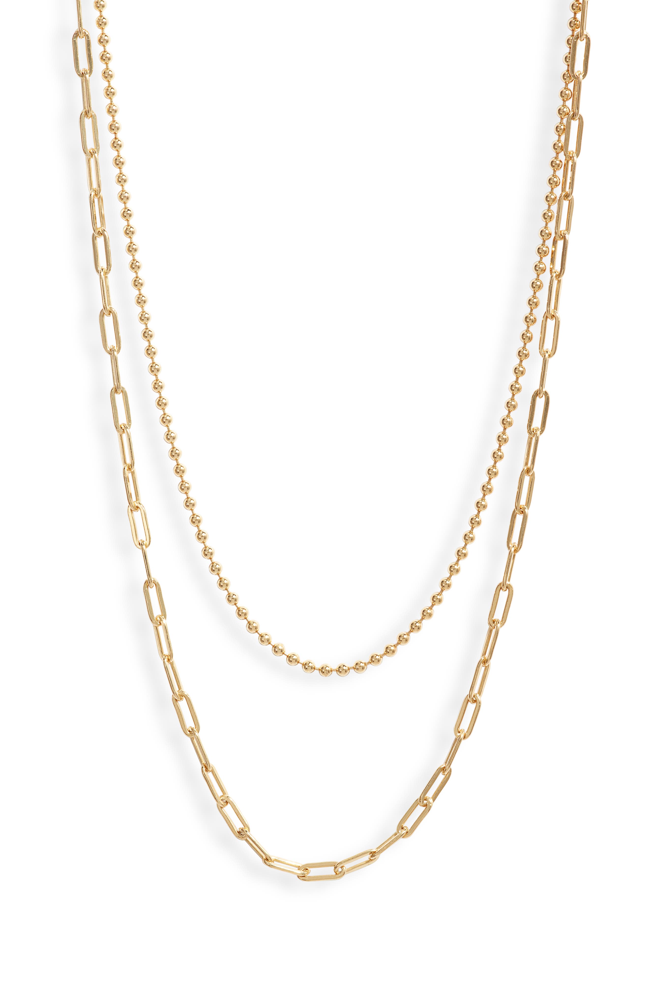 Madewell Herringbone Chain Necklace 