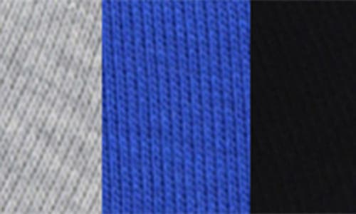 Shop Lorenzo Uomo 3-pack Polka Dot No-show Socks In Grey/blue/black