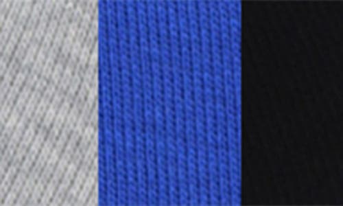 Lorenzo Uomo 3-pack Polka Dot No-show Socks In Grey/blue/black