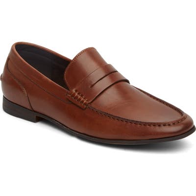 Kenneth Cole Reaction Crespo Penny Loafer, Brown