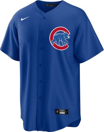 Chicago Cubs Mens Nike Replica Alternate Jersey - Blue