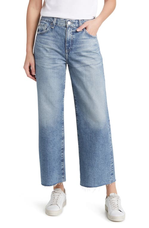 AG Saige High Waist Ankle Wide Leg Jeans Rival at Nordstrom,