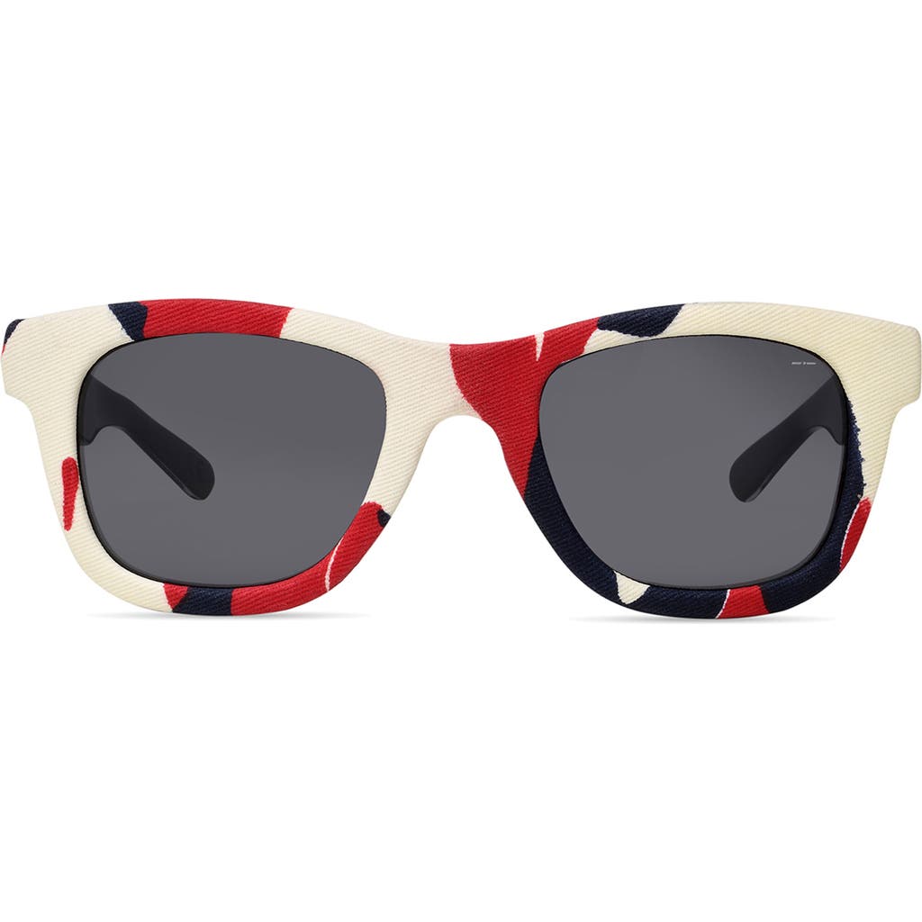 Italia Independent Azzurro Jeans Sunglasses In American Flag Camo