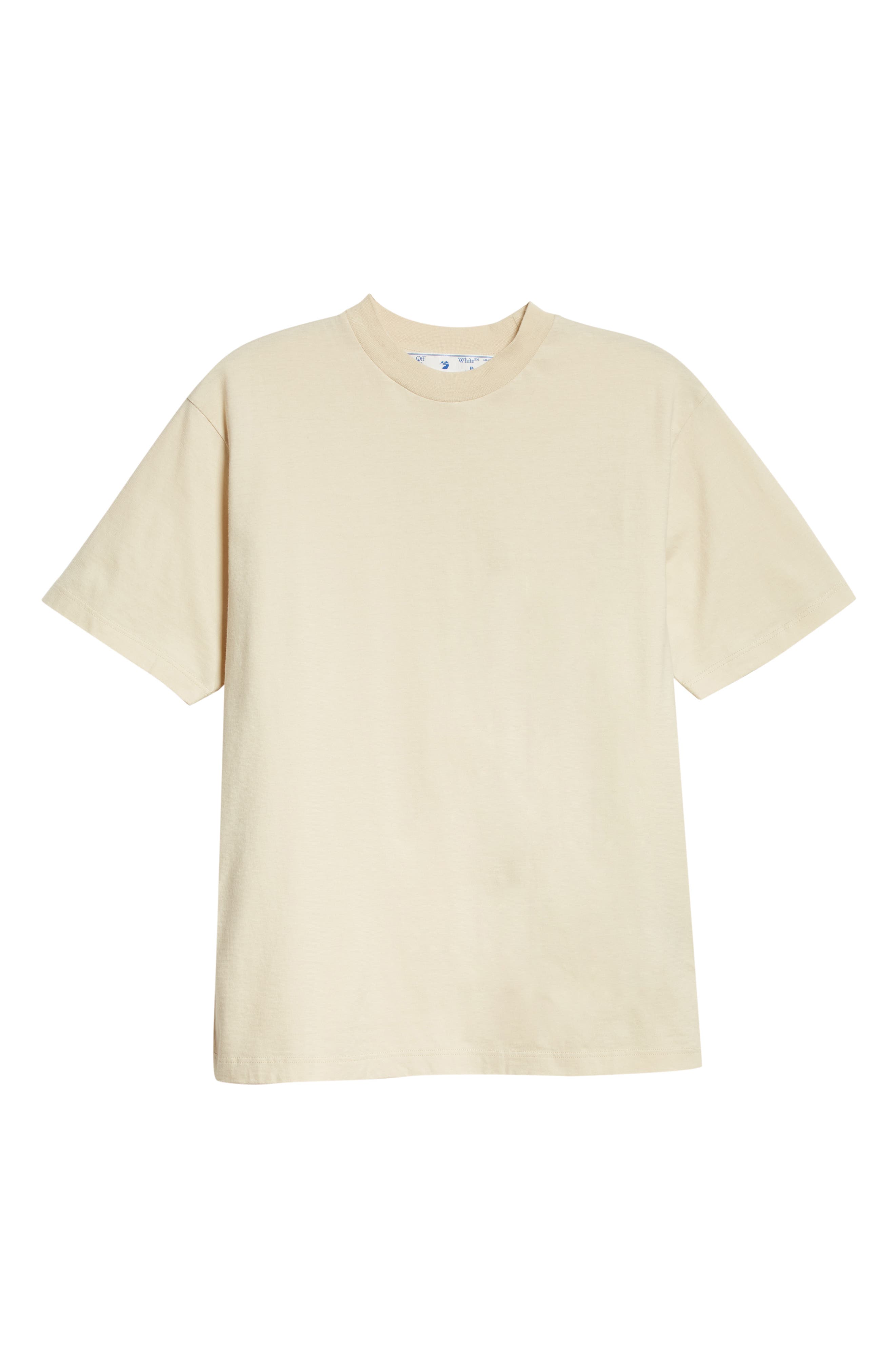 Off-White Diag Organic Cotton Graphic Tee in Beige at Nordstrom