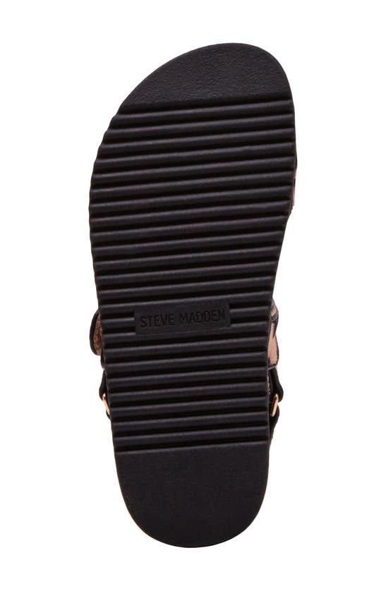 Steve Madden Mona Sandal In Leopard Velvet