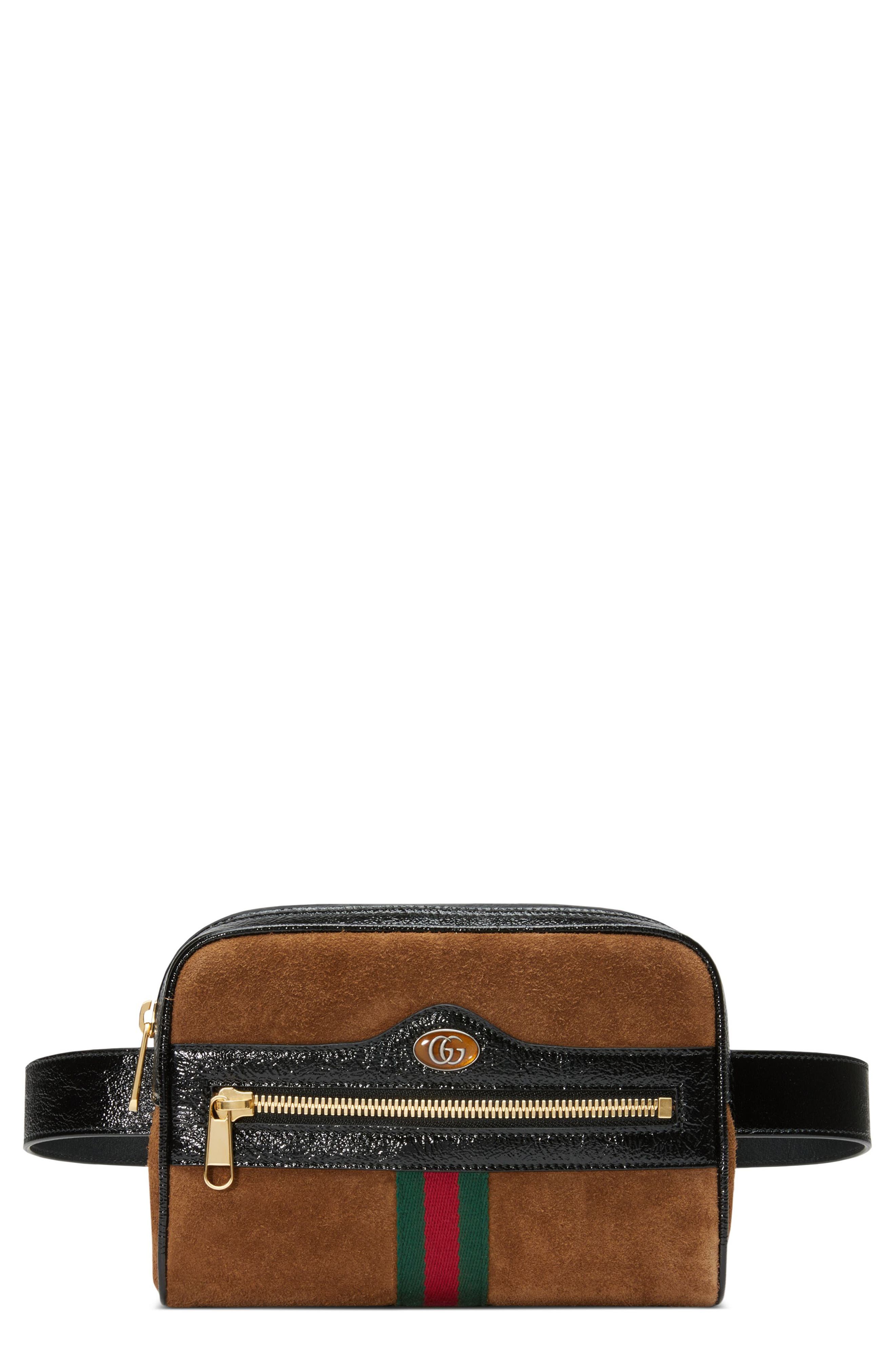 Gucci Small Ophidia Suede Belt Bag 