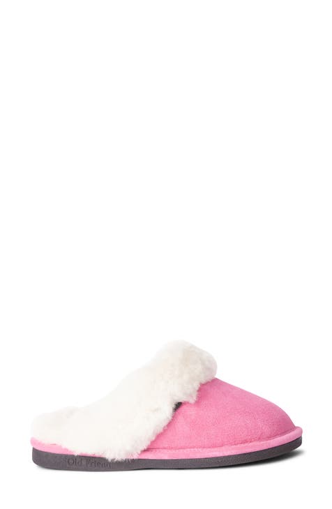 Women's Pink Fuzzy Slippers | Nordstrom