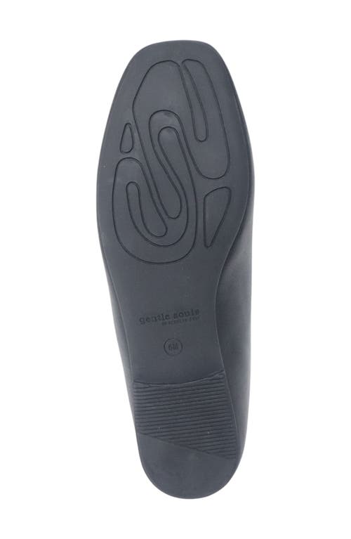 Gentle Souls By Kenneth Cole Wanda Mule In Black Leather