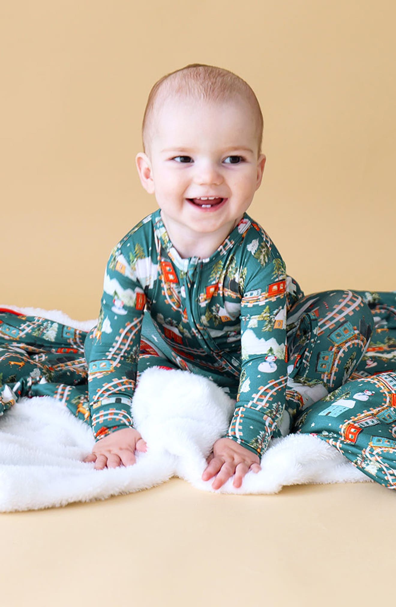 Posh Peanut Wyatt Luxe Plush Patoo Reversible Blanket Nordstrom