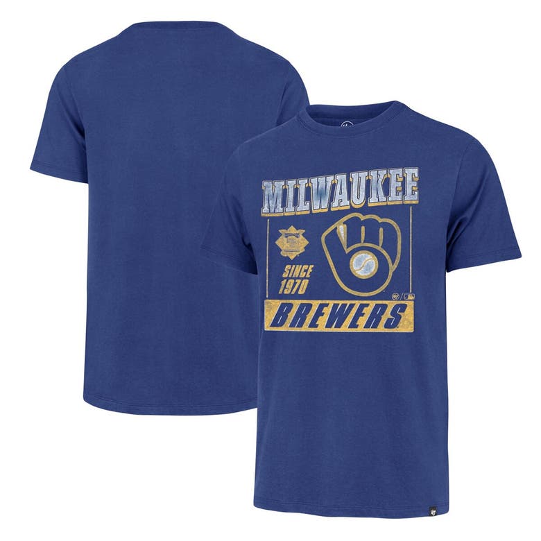 47 ' Royal Milwaukee Brewers Outlast Franklin T-shirt