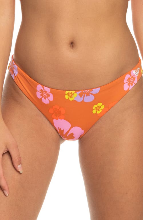 Roxy x Kate Bosworth Reversible Bikini Bottoms in Sunburn Positivity