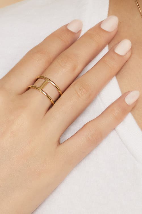 Oradina 10k Yellow Gold Hudson Ring In Yellow Gold