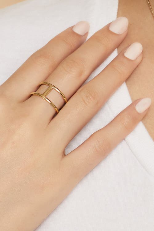 Shop Oradina 10k Yellow Gold Hudson Ring