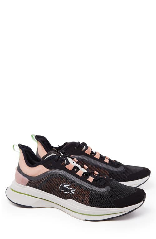 Lacoste Run Spin Ultra Sneaker in Pink/Dark Grey