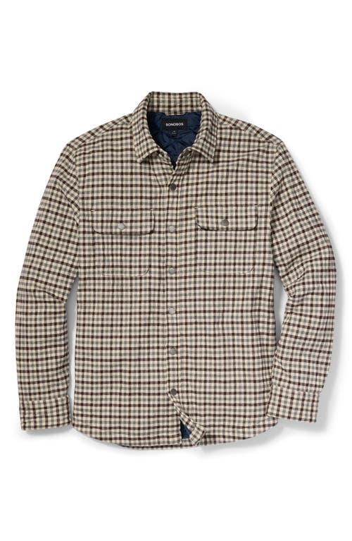 BONOBOS BONOBOS FILLED FLANNEL SHIRT JACKET 