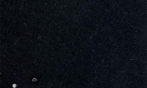 Marcus Adler Rhinestone Jersey Touchscreen Gloves In Black