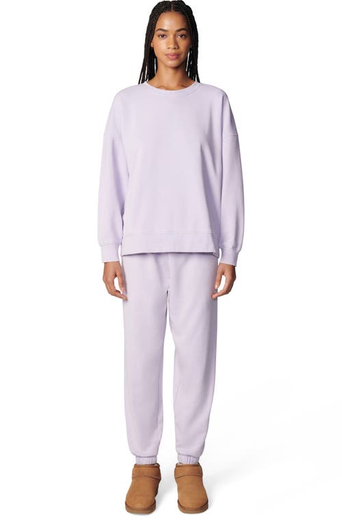 Shop Florence By Mills Cotton Blend Joggers In Washed Millie Lavender