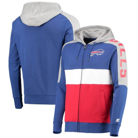 Full-Zip Fleece Extreme Buffalo Bills Gray Hoodie