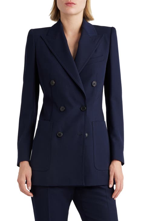 Double breasted blazer sale best sale