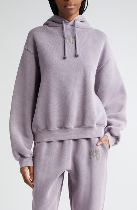 Womens Alexander Wang grey Track Jacket with Integrated Crop Top