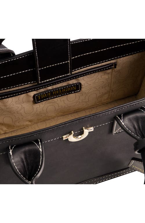 True Religion Brand Jeans Modern Edge Satchel In Black