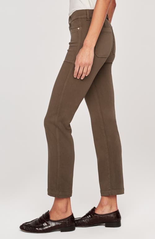 Shop Dl1961 Mara Instasculpt Mid Rise Ankle Straight Leg Pants In Dark Catskills