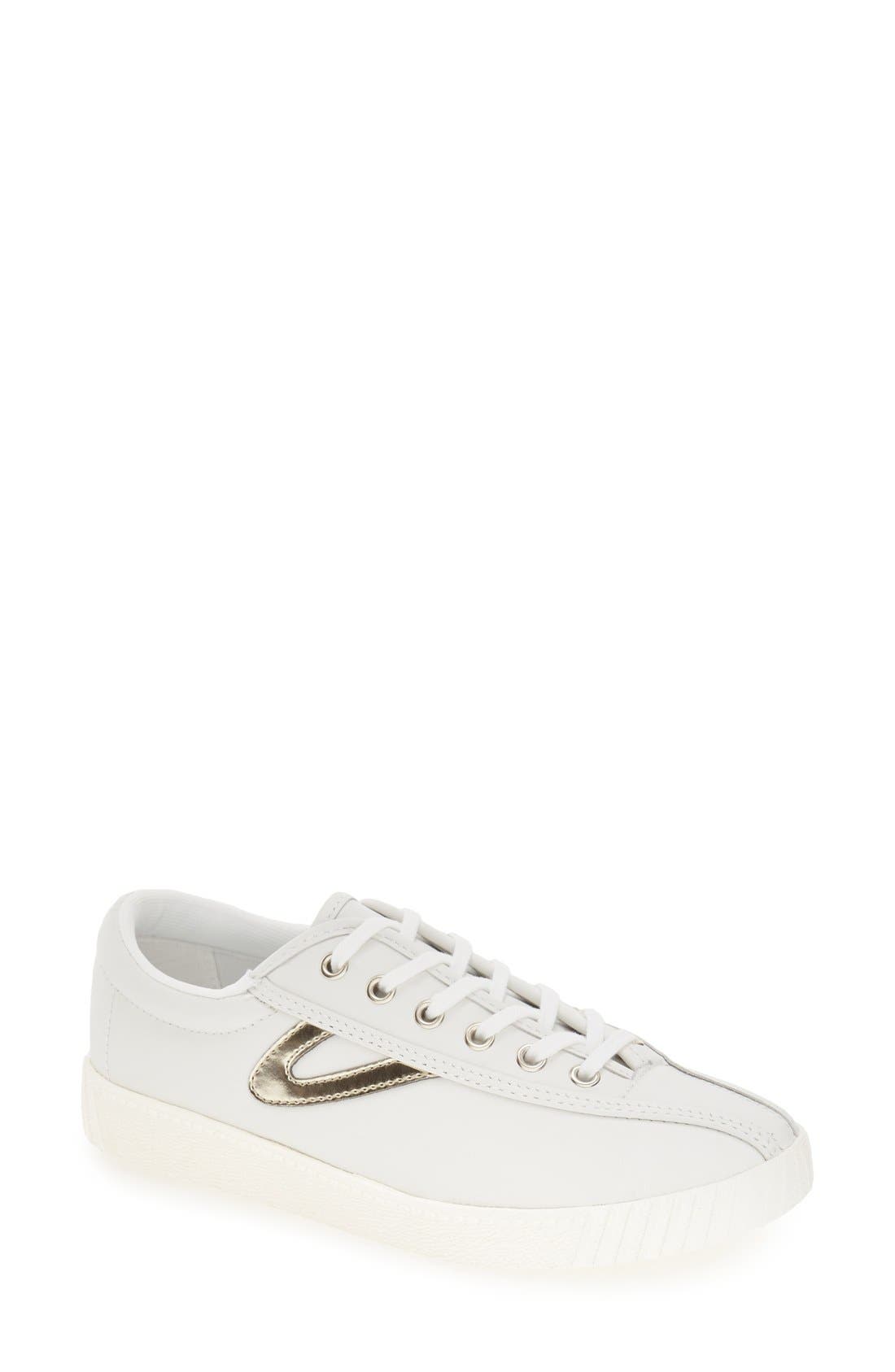 tretorn gold sneakers