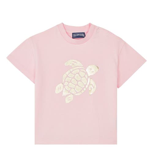 Vilebrequin Babies'  Kids' Organic Cotton T-shirt In Guimauve