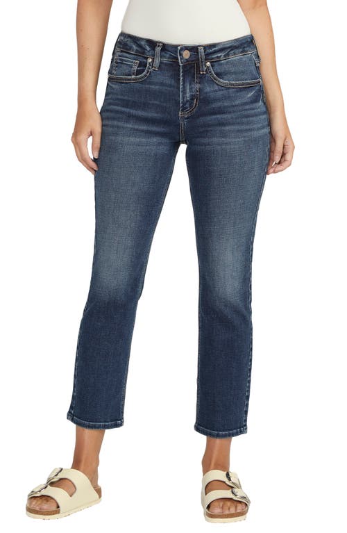 Silver Jeans Co. Suki Curvy Ankle Straight Leg Indigo at Nordstrom, 27