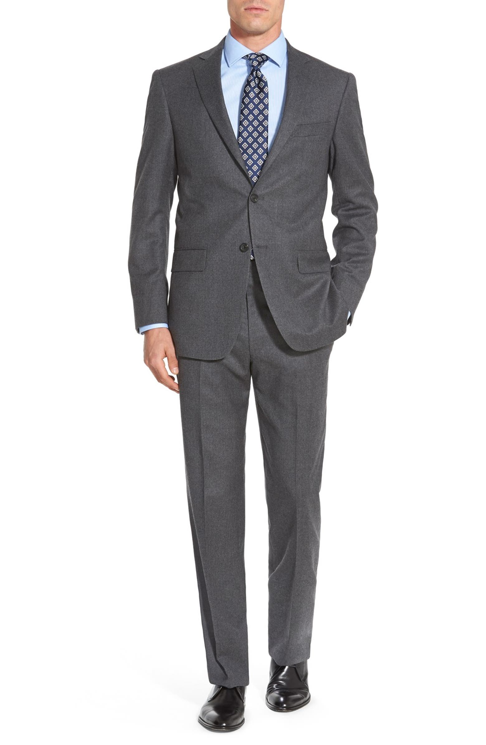 Hart Schaffner Marx 'New York' Classic Fit Solid Wool Suit | Nordstrom