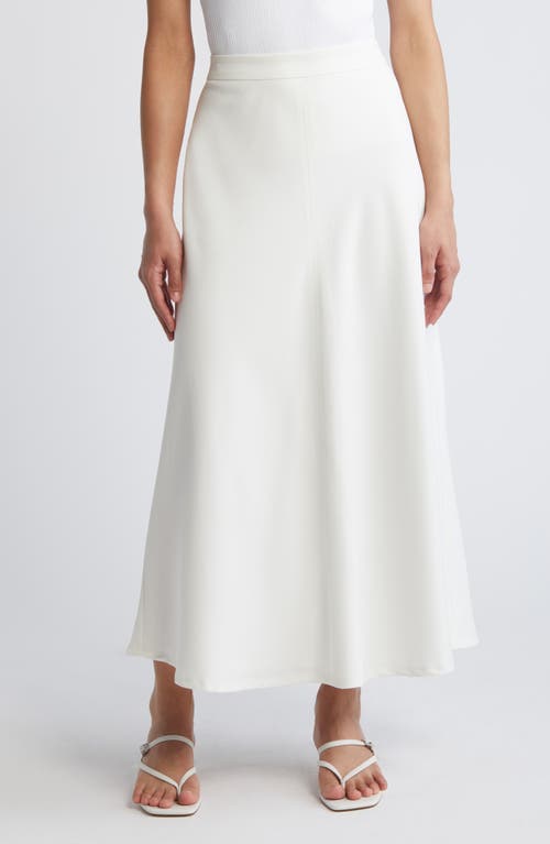halogen(r) Center Seam Midi Skirt in Bright White