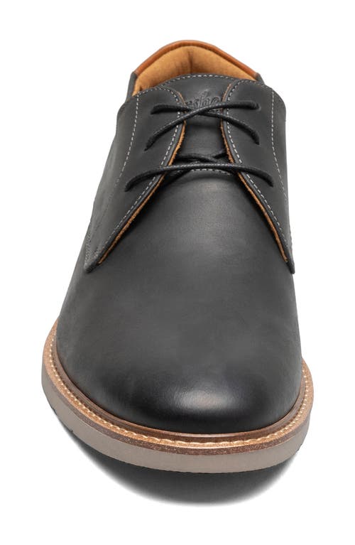 Shop Florsheim Highpoint Plain Toe Derby In Black Ch/taupe