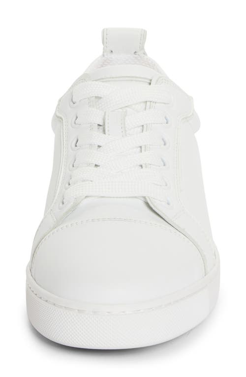 Christian Louboutin Fun Louise Junior Low Top Sneaker In White