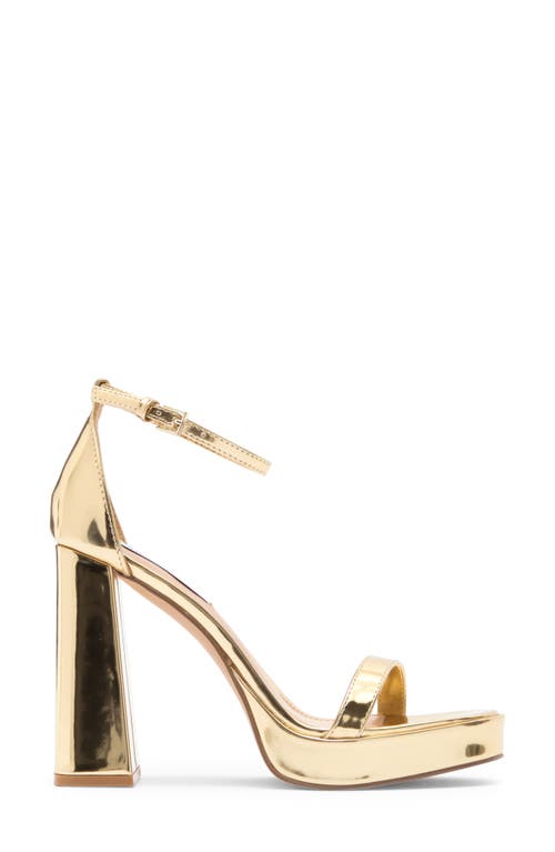 Steve Madden Veronika Platform Sandal In Gold