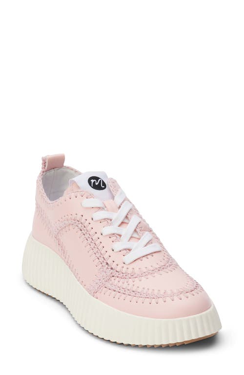 Nelson Platform Sneaker in Light Pink