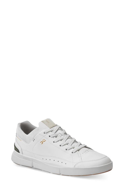 Shop On The Roger Centre Court Tennis Sneaker In White/green