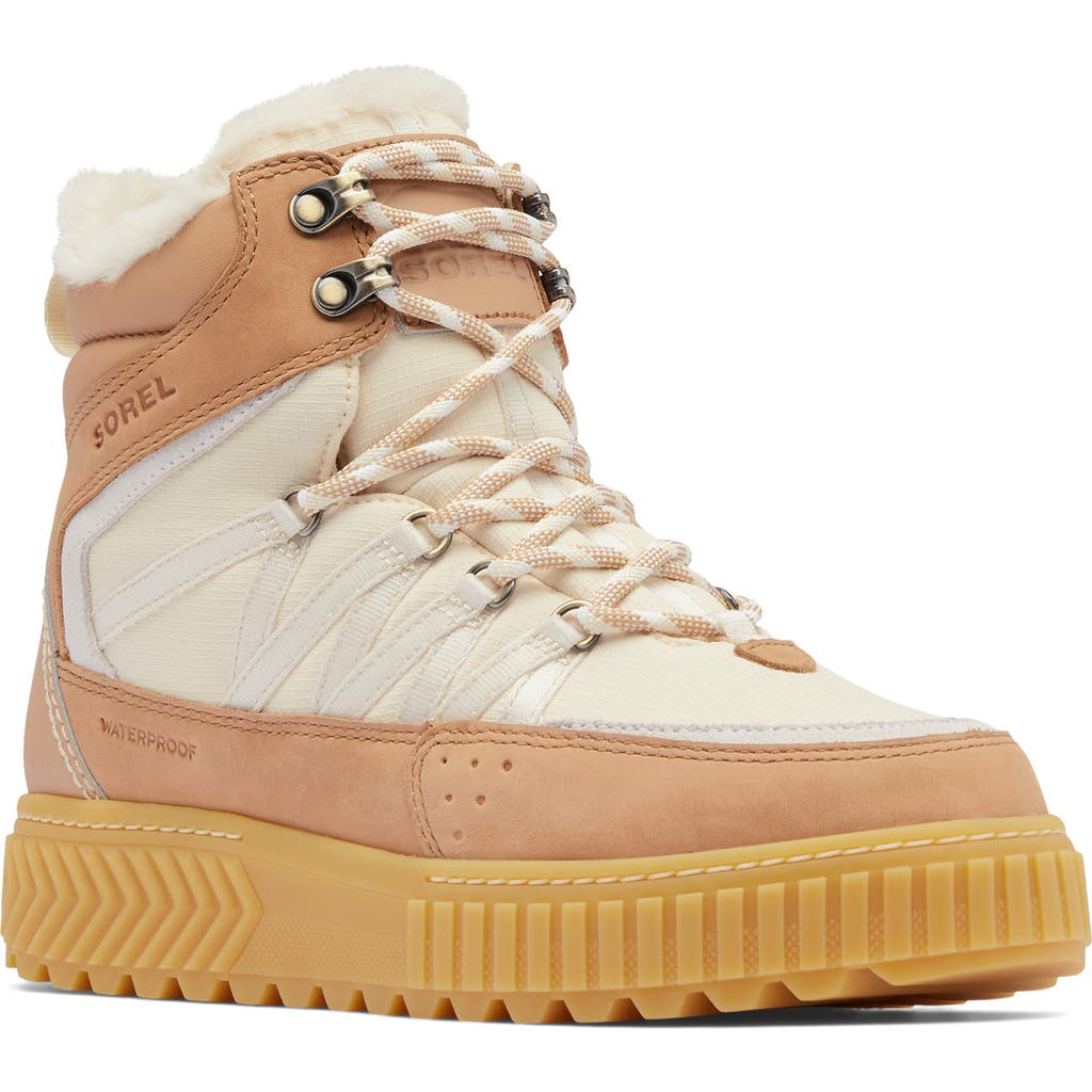 Sorel Women's Ona Ave Trek Boots In Honey White/sea Salt