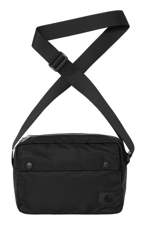 Otley Nylon Twill Shoulder Bag in Black
