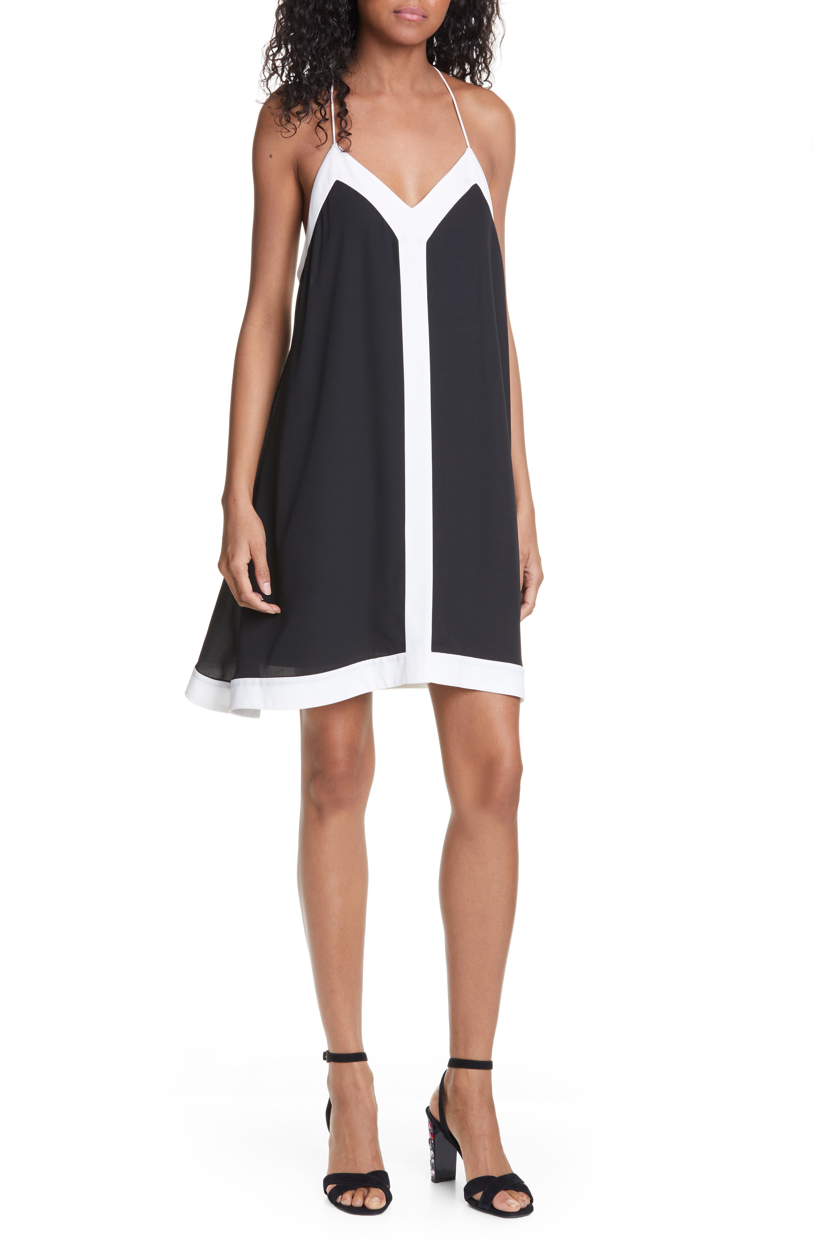Alice + Olivia Alexi Swing Dress, Blue
