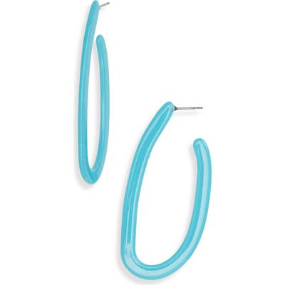 Stella + Ruby Oval Hoop Earrings