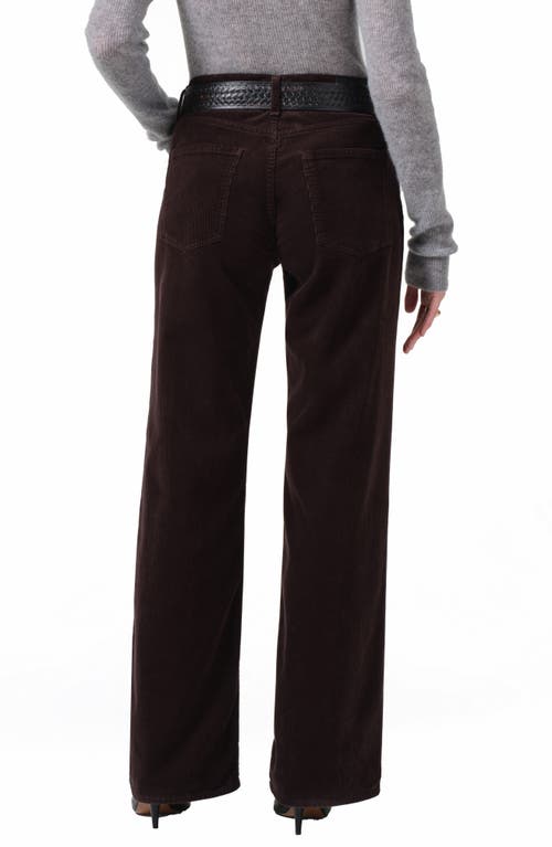 Shop Citizens Of Humanity Annina High Waist Corduroy Wide Leg Pants In Clove