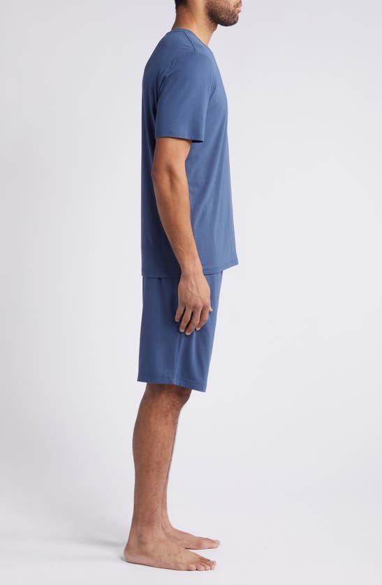 Shop Nordstrom Cooling Short Pajamas In Navy Denim