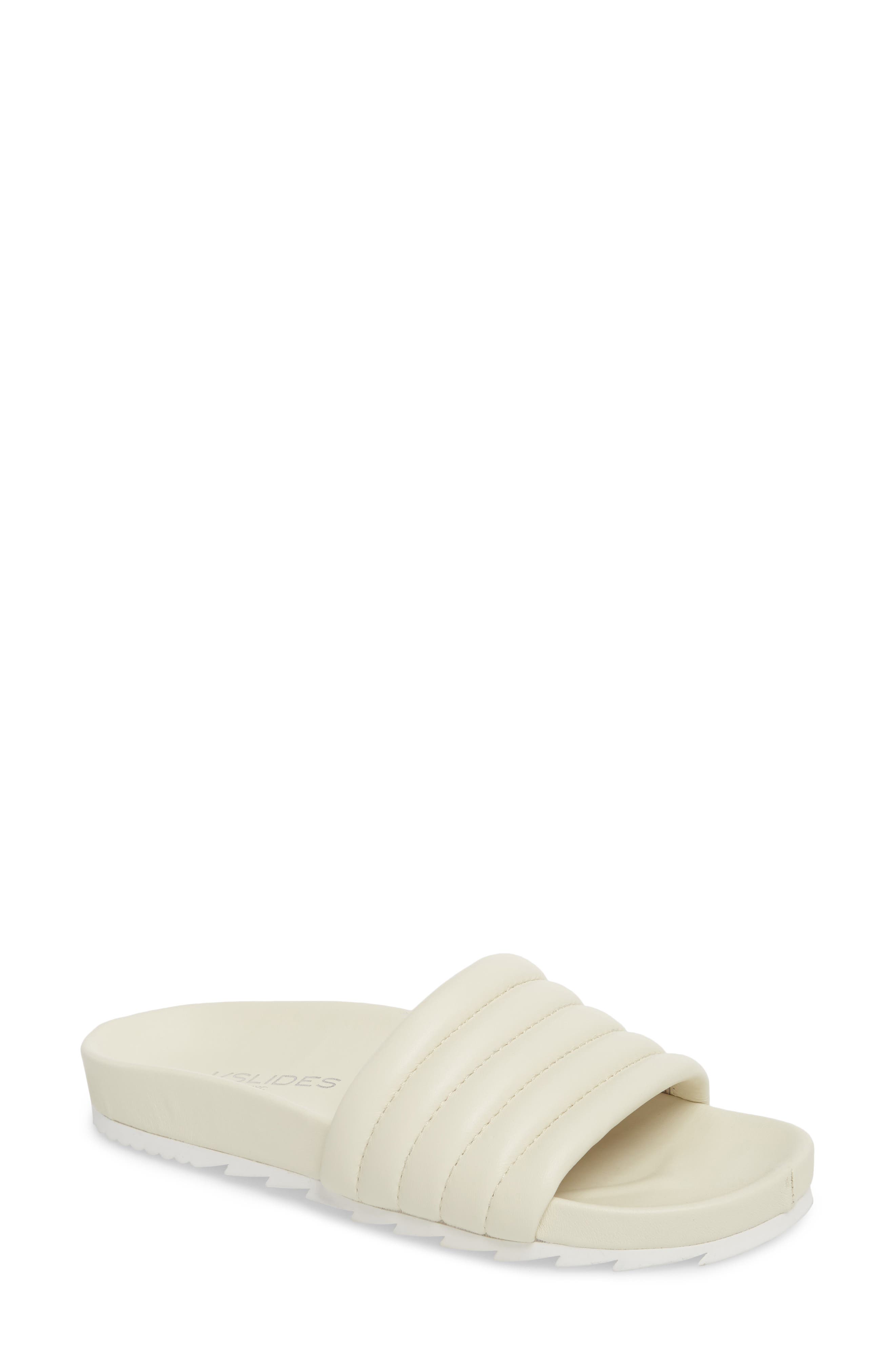 Jslides Eppie Slide Sandal- White