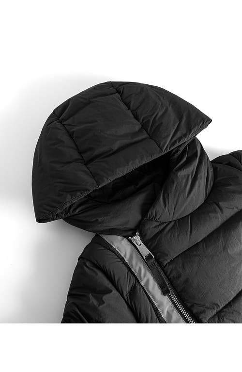 Shop Nununu Kids' All You Need Detachable Sleeves Down Jacket In Black