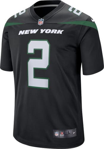 Nike Men's Nike Zach Wilson Black New York Jets Alternate Game Jersey