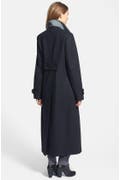 DKNY Double Breasted Long Wool Blend Coat | Nordstrom